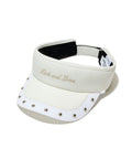 Unisex Royal Stud Sunvisor White