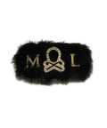 Ever faux fur Barrette BLACK