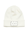 Unisex CD9-SWBN Knit beanie WHITE