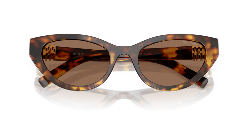 MIU MIU Sunglasses 0MU A04S 14L60M54 - Havana honey