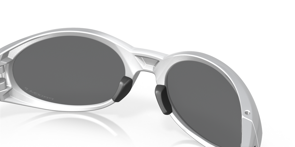 Eye Jacket™ Redux prizm black polarized Lenses,  silver Frame