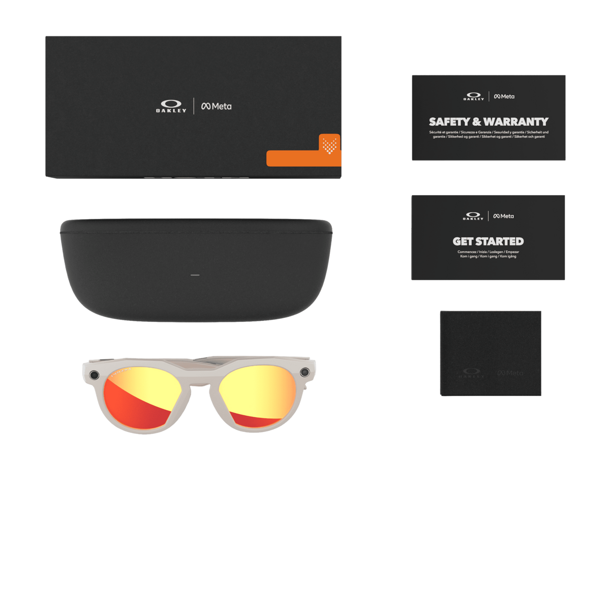 Oakley Oakley Meta HSTN prizm ruby Lenses,  warm grey Frame