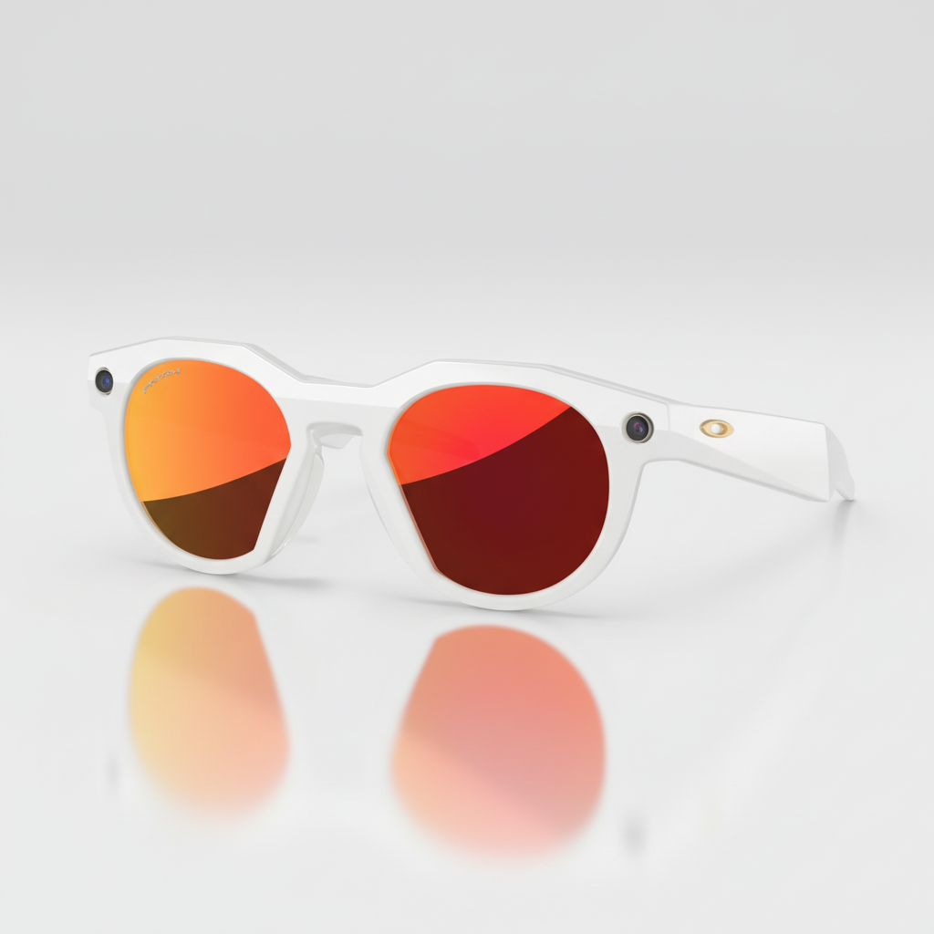 Oakley Oakley Meta HSTN prizm ruby Lenses,  warm grey Frame