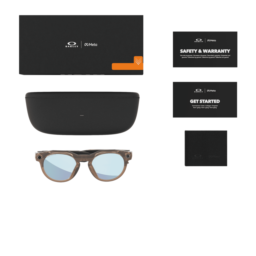 Oakley Oakley Meta HSTN prizm deep water polarized Lenses,  brown smoke Frame