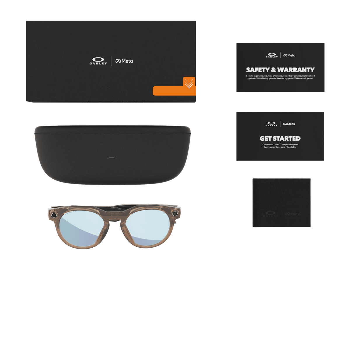 Oakley Oakley Meta HSTN prizm deep water polarized Lenses,  brown smoke Frame