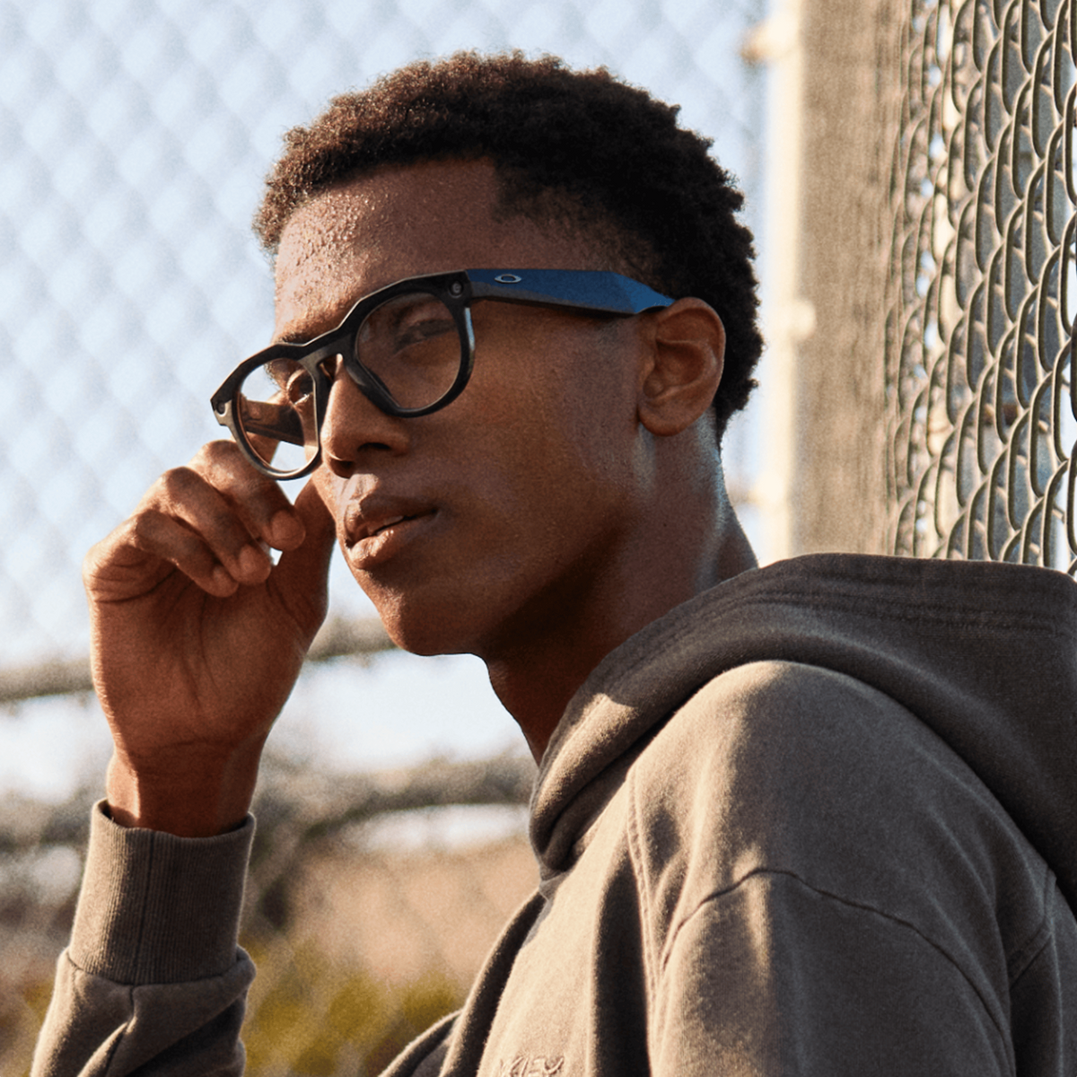 Oakley Meta  HSTN - clear Lenses,  black Frame