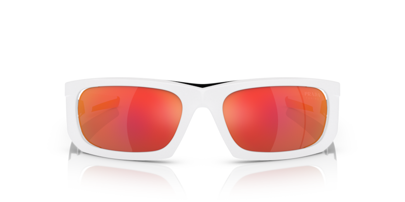 Men's Prada Sunglasses Linea Rossa Matte white/black