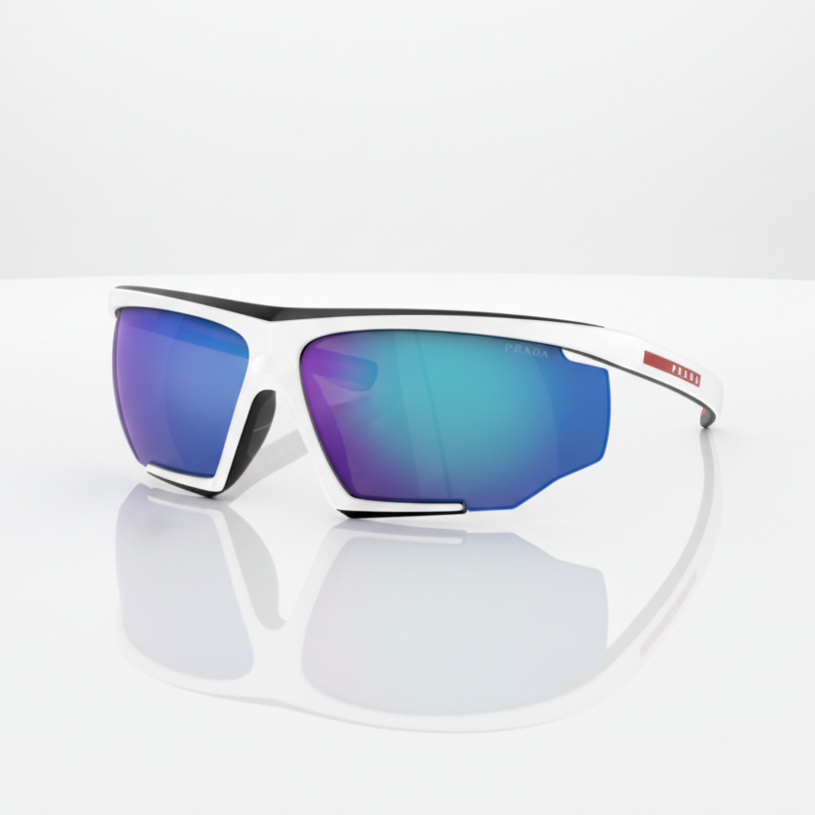 Prada Sunglasses Linea Rossa frame White/black rubber