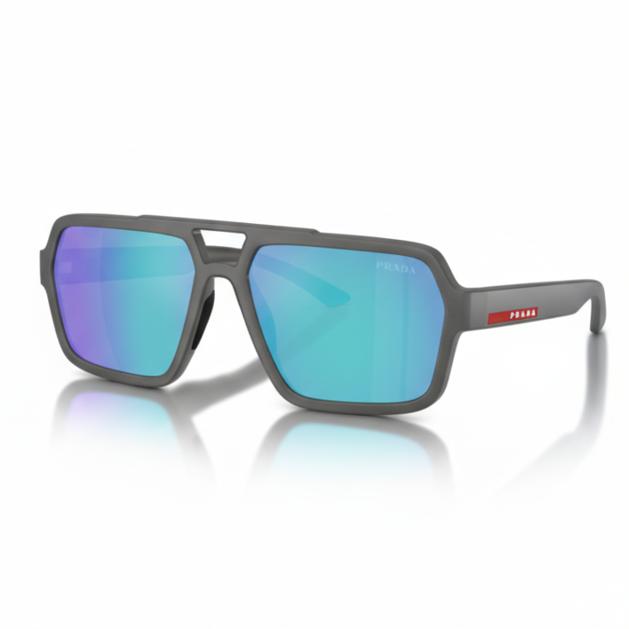 Prada Sunglasses 0PS A06SF 16X08R59 - Grey silver