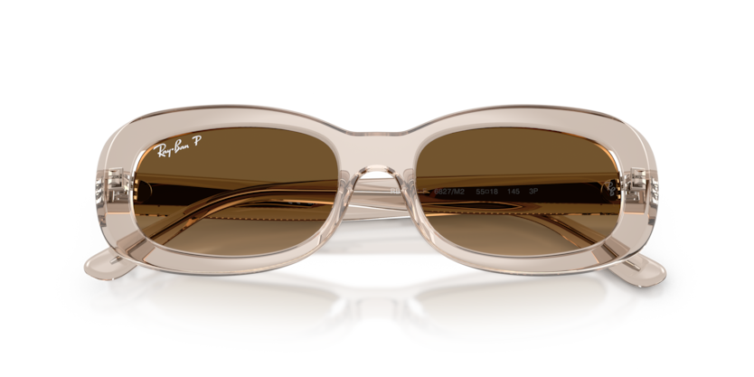 Ray-Ban Sunglasses 0RB2221F 6827M255 - Transparent beige