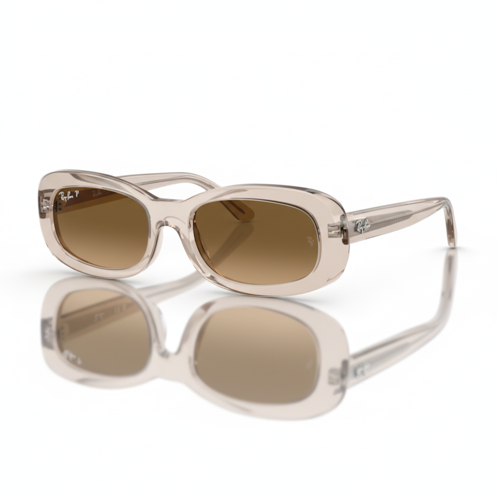 Ray-Ban Sunglasses 0RB2221F 6827M255 - Transparent beige