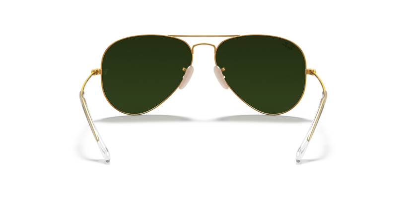 Ray-Ban AVIATOR FLASH LENSES - Frame Matte Gold / Lenses Blue Flash