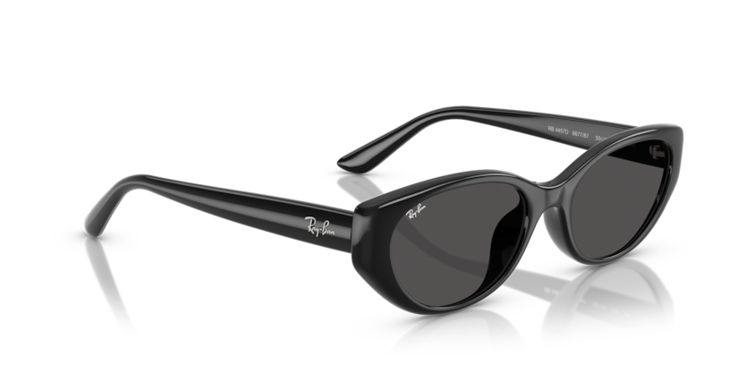 Ray-Ban RB4457D BIO-BASED - Frame Polished Black / Lenses Dark Grey