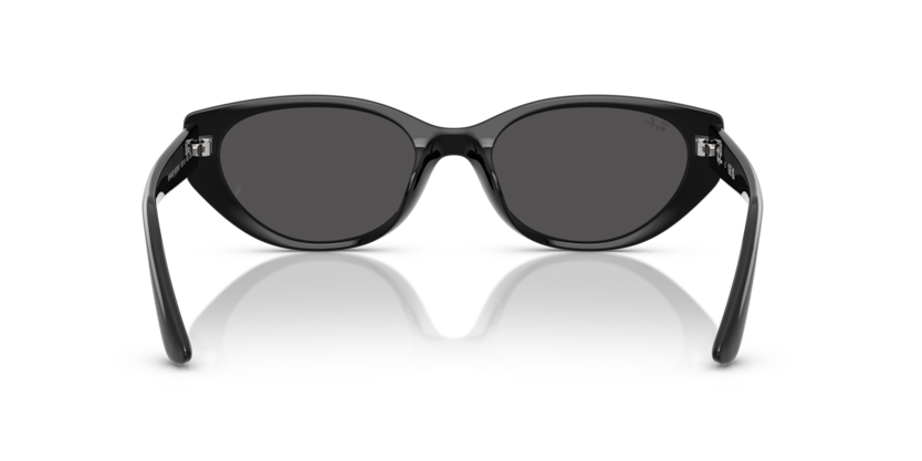 Ray-Ban RB4457D BIO-BASED - Frame Polished Black / Lenses Dark Grey