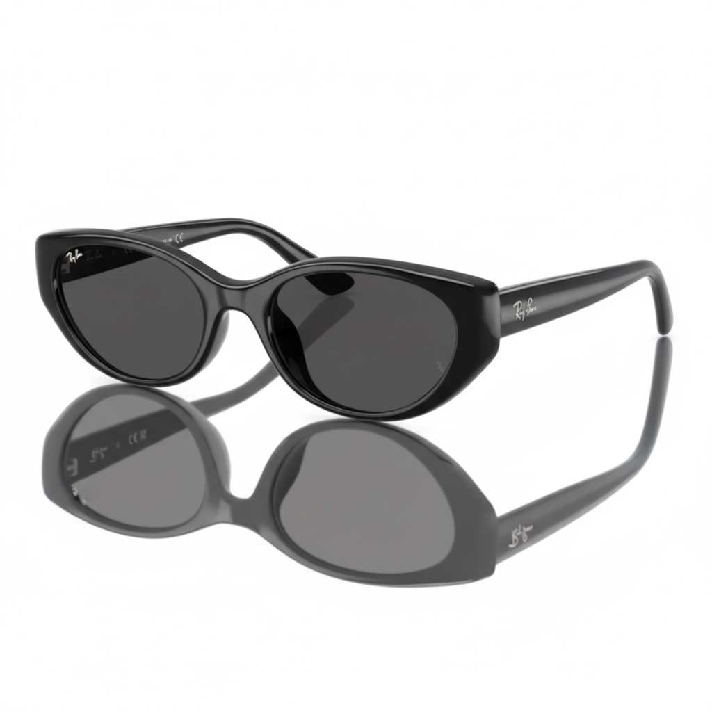 Ray-Ban RB4457D BIO-BASED - Frame Polished Black / Lenses Dark Grey