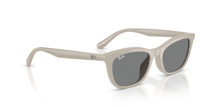 Ray-Ban Sunglasses RB4474D - Frame Polished Beige / Lenses Dark Grey
