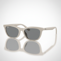Ray-Ban Sunglasses RB4474D - Frame Polished Beige / Lenses Dark Grey