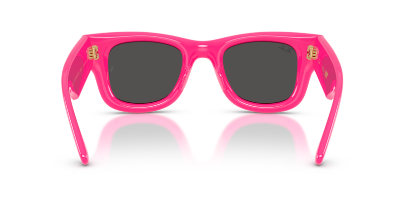 Ray-Ban WAYFARER PUFFER - Frame Polished Fucsia / Lenses Ultra Black