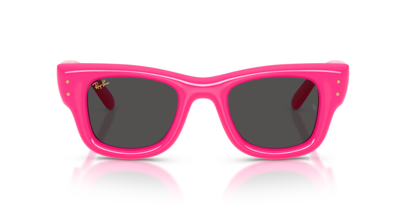Ray-Ban WAYFARER PUFFER - Frame Polished Fucsia / Lenses Ultra Black