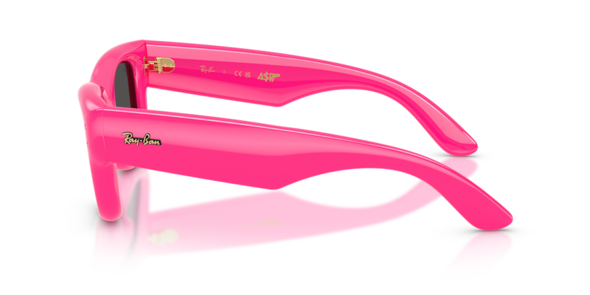 Ray-Ban WAYFARER PUFFER - Frame Polished Fucsia / Lenses Ultra Black