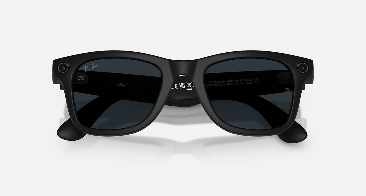 RAY-BAN | META WAYFARER - GEN 2 Frame Matte Black | Lenses Clear/Grey Transitions®