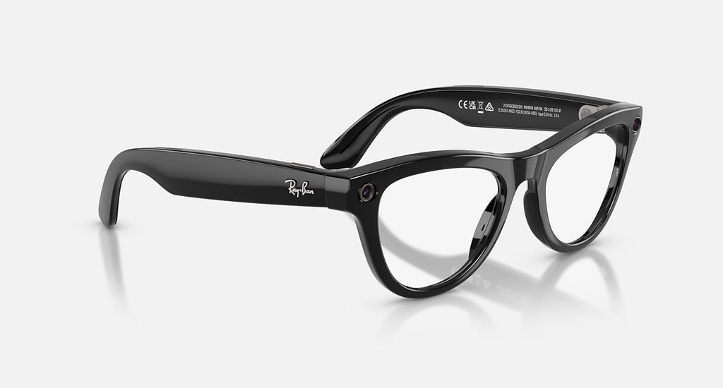 RAY-BAN META SKYLER - GEN 2 Frame Shiny Black | Lenses Clear/Graphite Green Transitions®