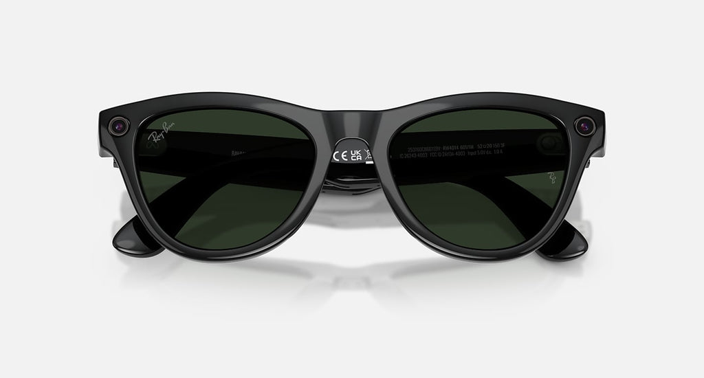 RAY-BAN META SKYLER - GEN 2 Frame Shiny Black | Lenses Clear/Graphite Green Transitions®