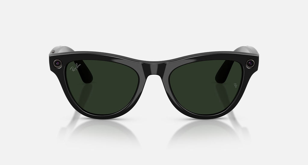 RAY-BAN META SKYLER - GEN 2 Frame Shiny Black | Lenses Clear/Graphite Green Transitions®