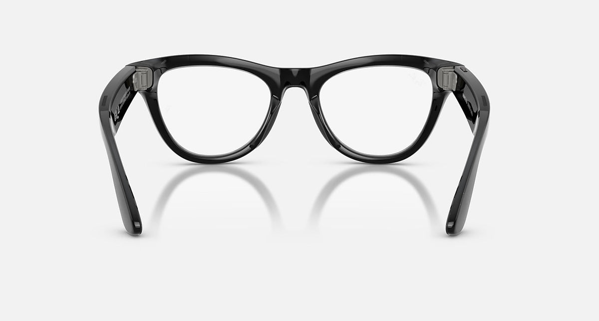 RAY-BAN META SKYLER - GEN 2 Frame Shiny Black | Lenses Clear/Graphite Green Transitions®