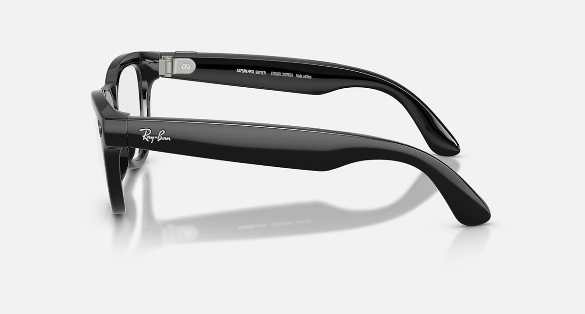 RAY-BAN META SKYLER - GEN 2 Frame Shiny Black | Lenses Clear/Graphite Green Transitions®