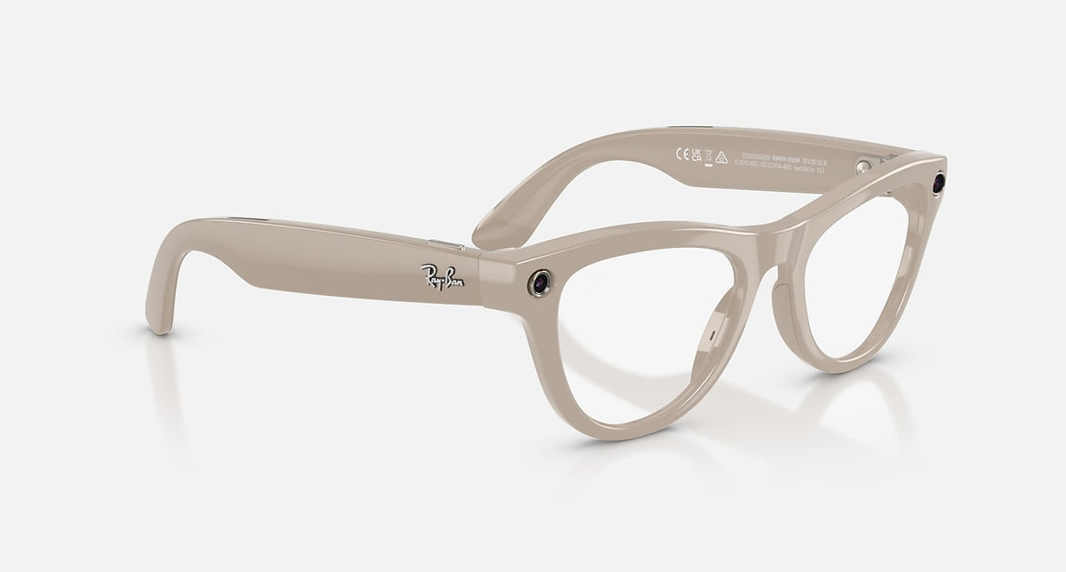 RAY-BAN META SKYLER - GEN 2 Frame Shiny Chalky Grey | Lenses Clear/Sapphire Transitions®