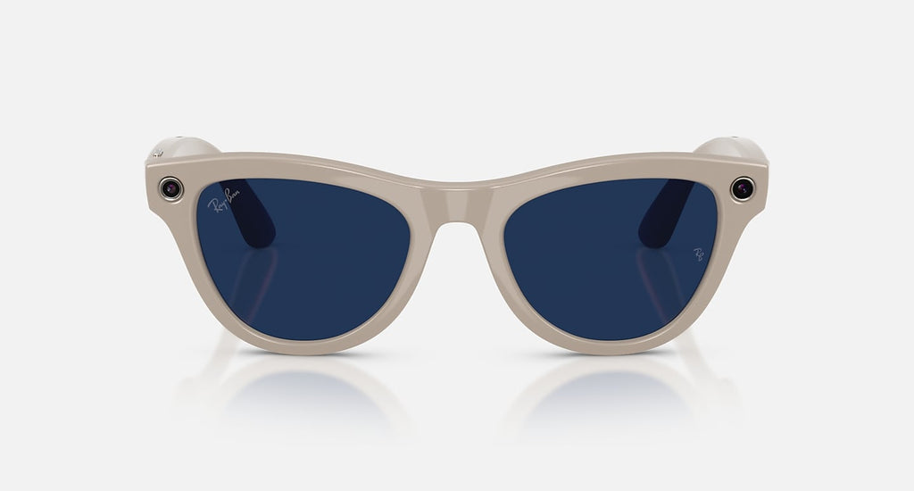 RAY-BAN META SKYLER - GEN 2 Frame Shiny Chalky Grey | Lenses Clear/Sapphire Transitions®