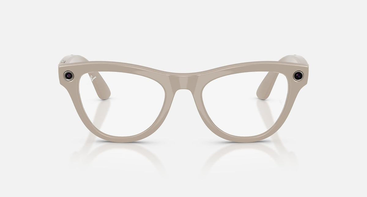 RAY-BAN META SKYLER - GEN 2 Frame Shiny Chalky Grey | Lenses Clear/Sapphire Transitions®