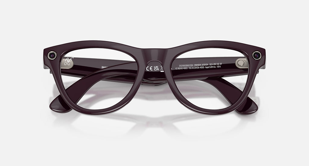 RAY-BAN META SKYLER - GEN 2 Frame Shiny Mystic Violet | Lenses Clear/Amethyst Transitions®
