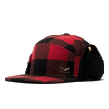 Trenches Icon Lumberjack Flannel Strapback Hat RED/BLACK