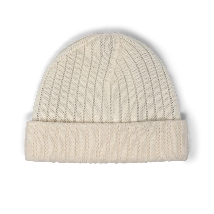 All Day Cashmere Wool Beanie ANTIQUE WHITE