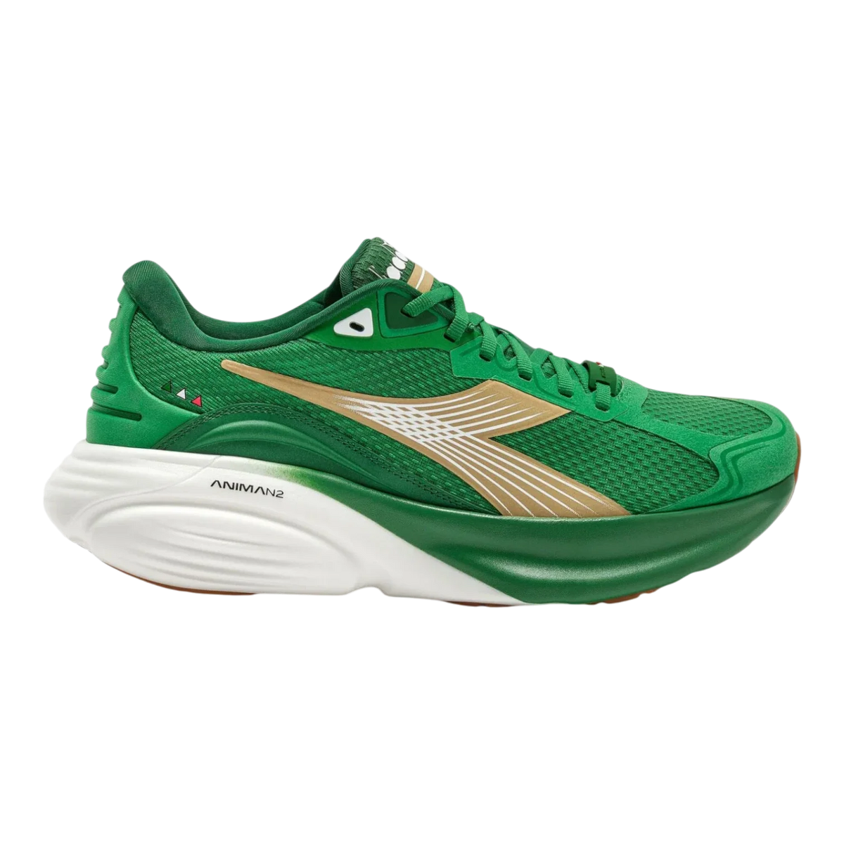 Diadora Atomo Star Made in Italy running shoe Green/Gold 101.181473