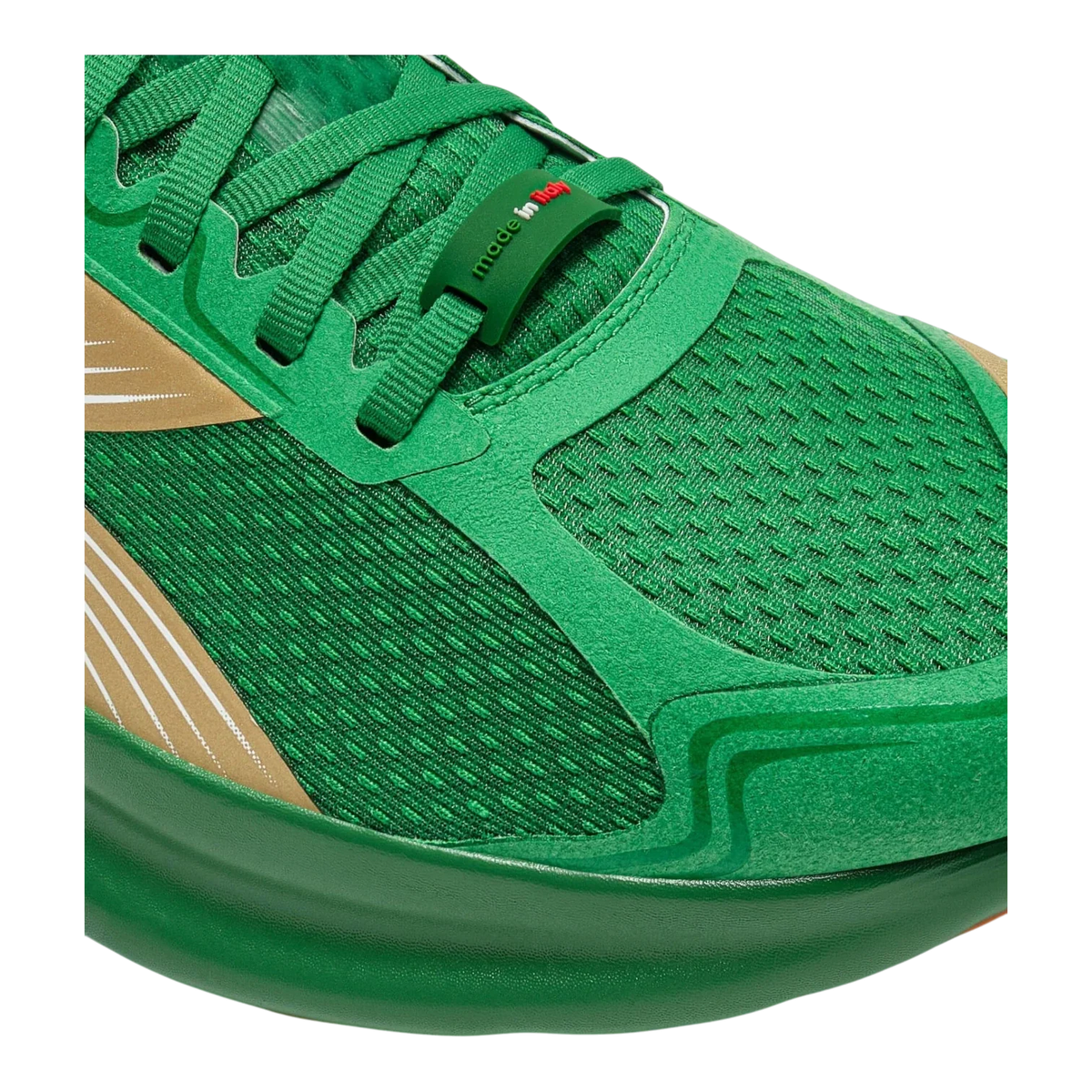 Diadora Atomo Star Made in Italy running shoe Green/Gold 101.181473