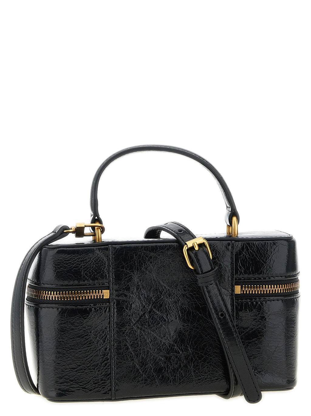Pinko Vanity Top Handle Bag — Black