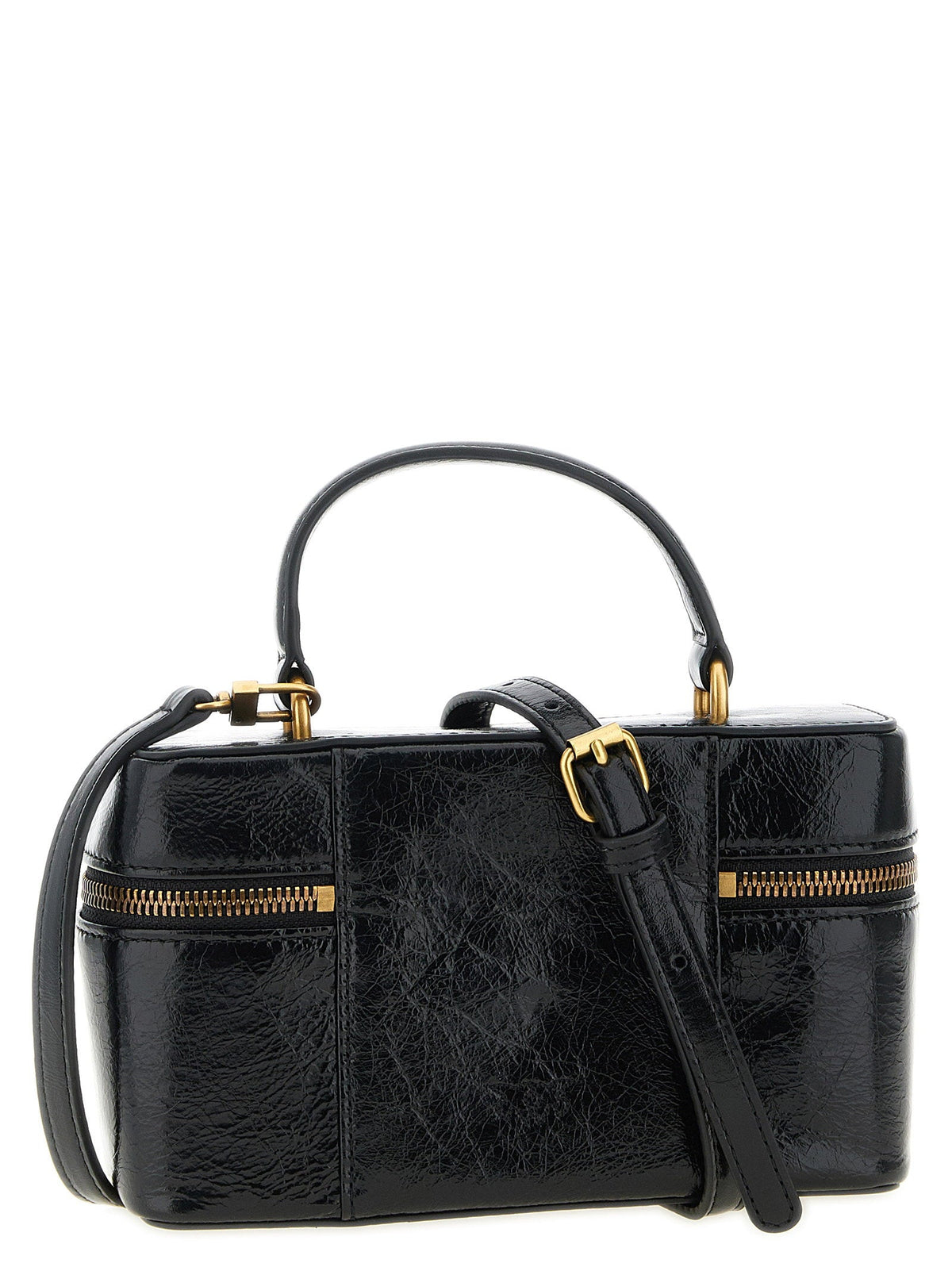 Pinko Vanity Top Handle Bag — Black