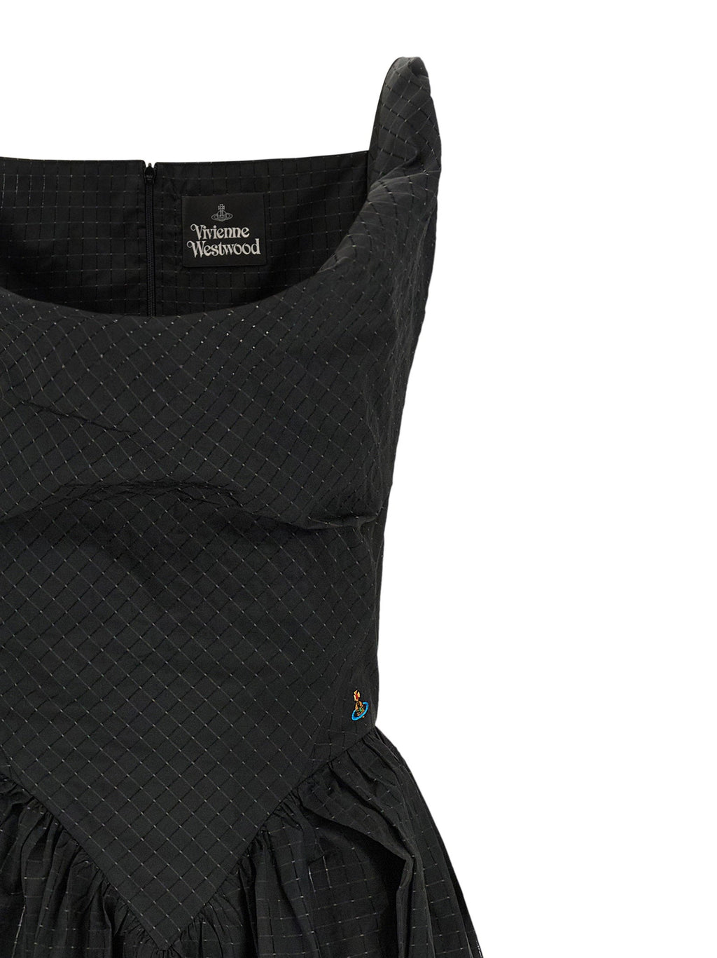 Vivienne Westwood Corset-Inspired Bodice Dress — Black