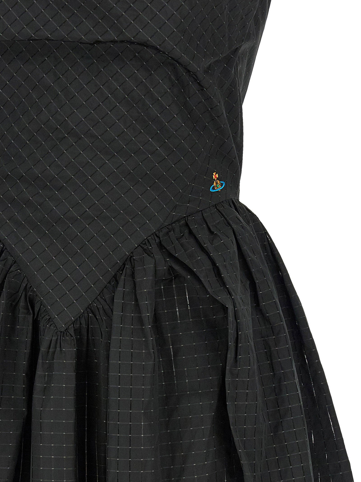 Vivienne Westwood Corset-Inspired Bodice Dress — Black