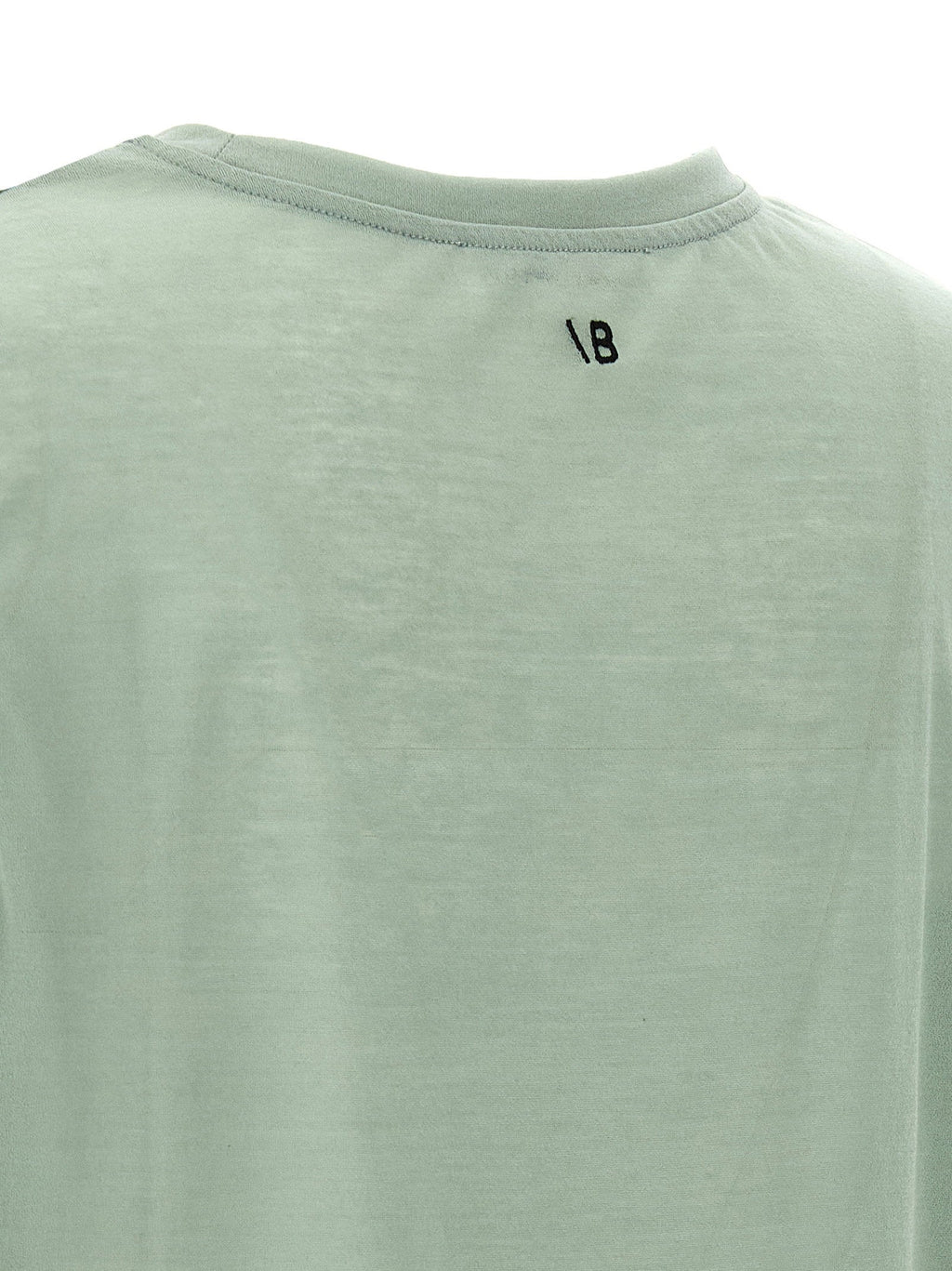 Victoria Beckham Logo-Embroidered Crêpe Cotton Tank Top — Sage