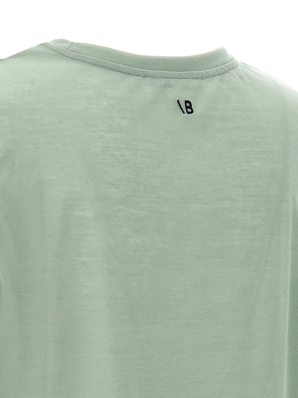 Victoria Beckham Logo-Embroidered Crêpe Cotton Tank Top — Sage