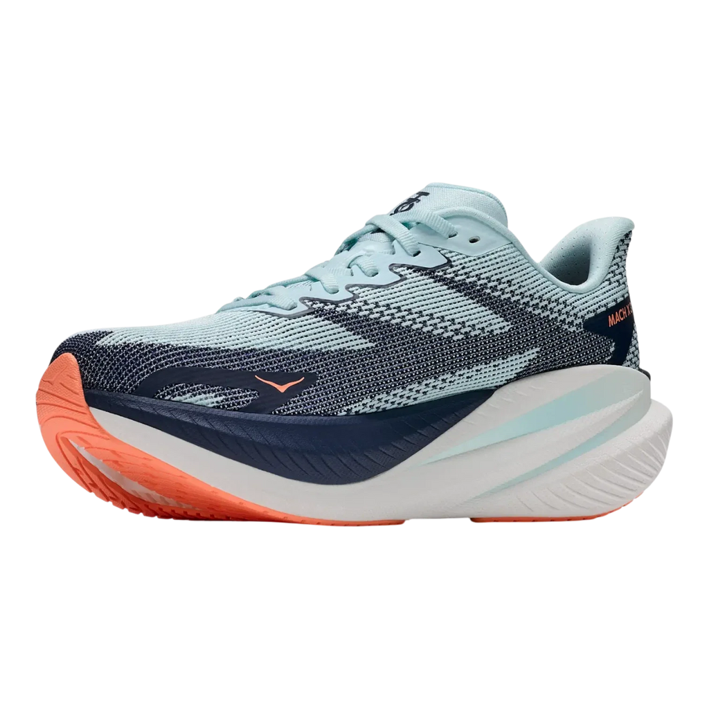Hoka One Mach X 3 Glimmering-Blue/Varsity-Navy Women 1168721-GBLV