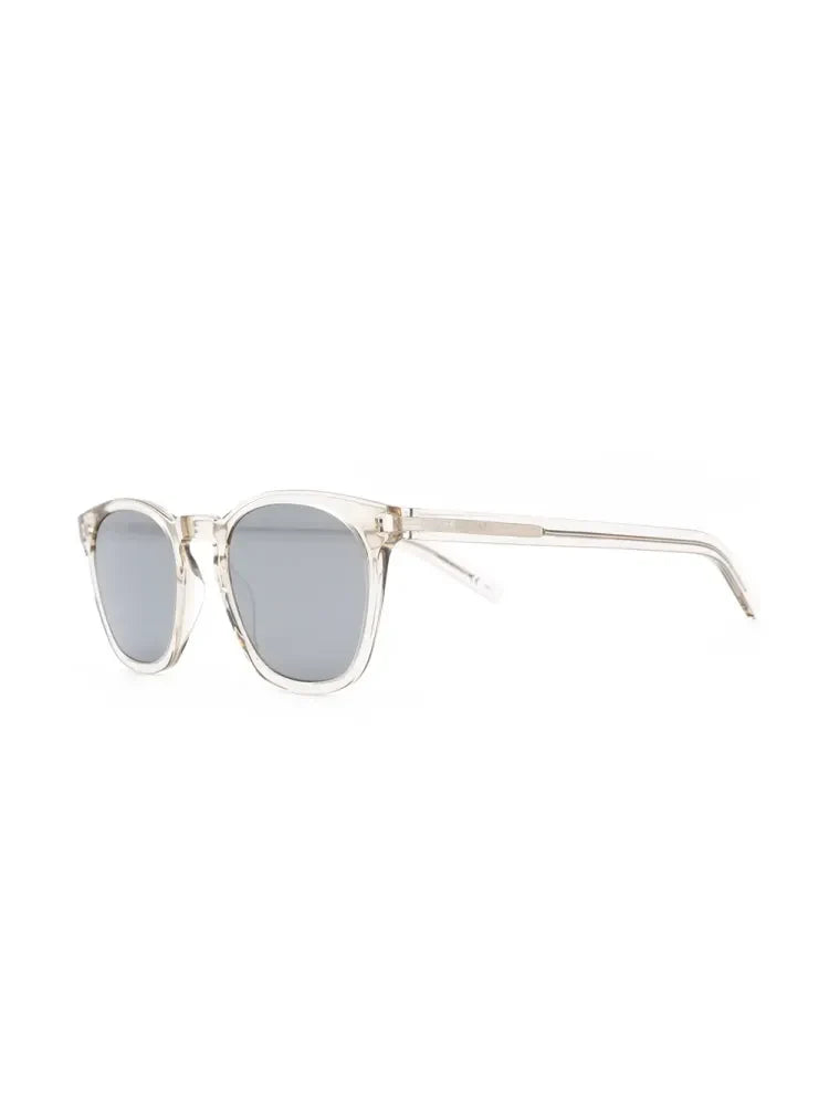 Saint Laurent Eyewear SL28SLIM Sunglasses — Beige