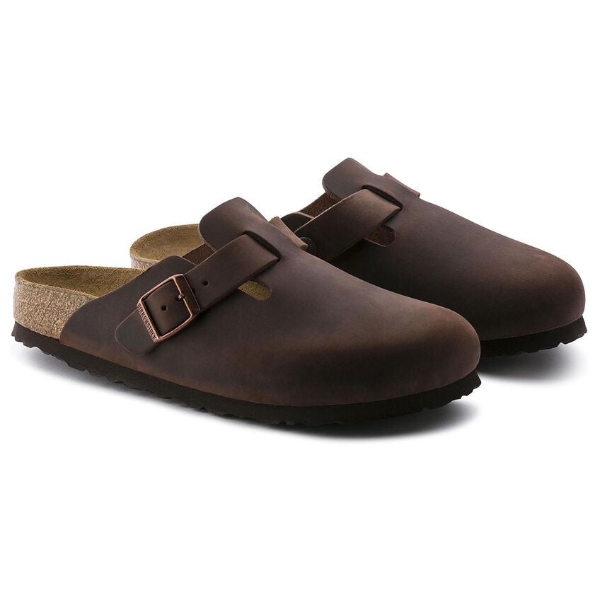 Unisex Boston Soft Footbed Oiled Leather Habana Medium/Narrow