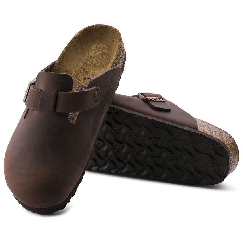 Unisex Boston Soft Footbed Oiled Leather Habana Medium/Narrow