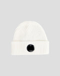 Extra Fine Merino Wool Beanie White