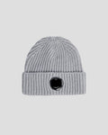 Extra Fine Merino Wool Beanie Grey Melange